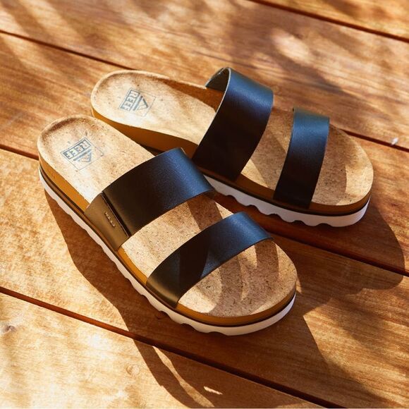 Reef’s CUSHION VISTA HI Women’s Sandals Natural Size 10 NWT in packaging - Picture 2 of 13